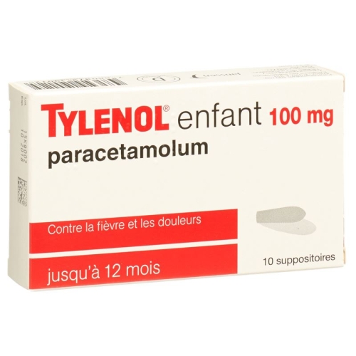 Tylenol 100mg 10 Zäpfchen buy online