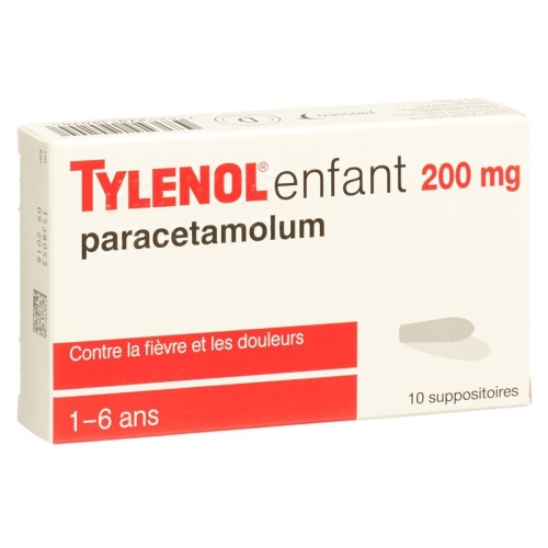 Tylenol 200mg 10 Zäpfchen buy online