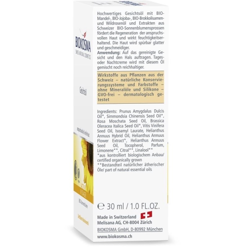 Biokosma Active Visage Gesichtsöl M Pipette 30ml buy online