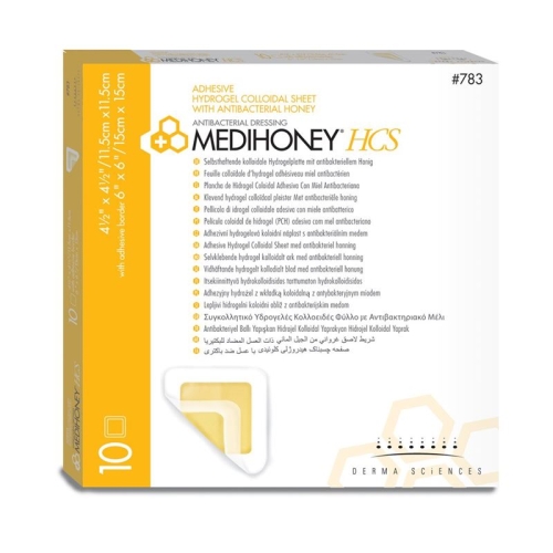 Medihoney Antibacterial Hcs 20x20cm 5 Stück buy online