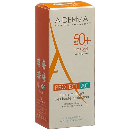 A-derma Protect-ac Mattierendes Fluid SPF 50+ 40ml buy online