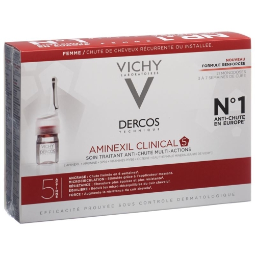 Vichy Dercos Aminexil Clinical 5 Women 21x 6ml buy online