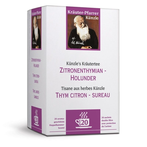 Künzle Kräutertee Zitronenthym-Holund Beutel 20 Stück buy online