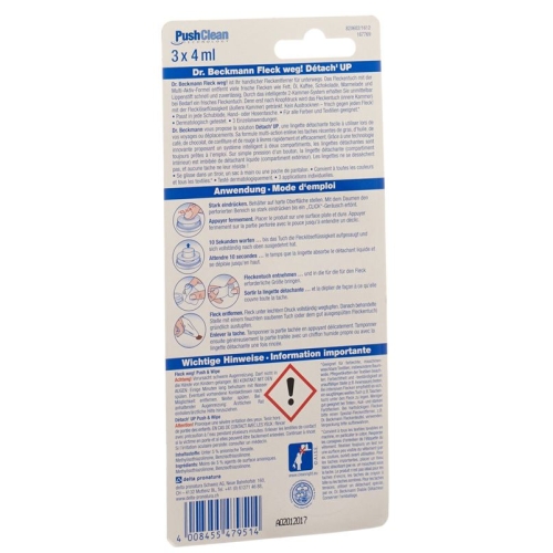 Dr. Beckmann Fleck Weg! Push & Wipe 3x 4ml buy online