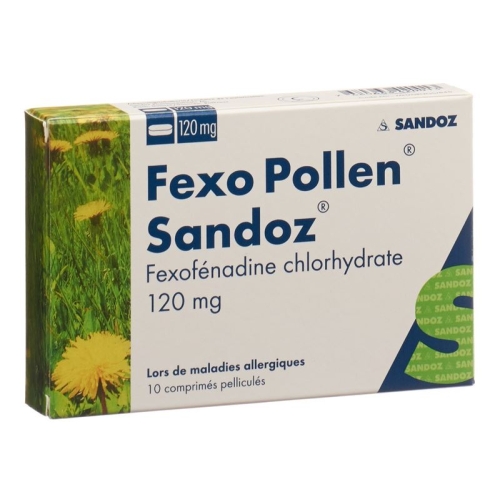 Fexo Pollen Sandoz Filmtabletten 120mg 10 Stück buy online