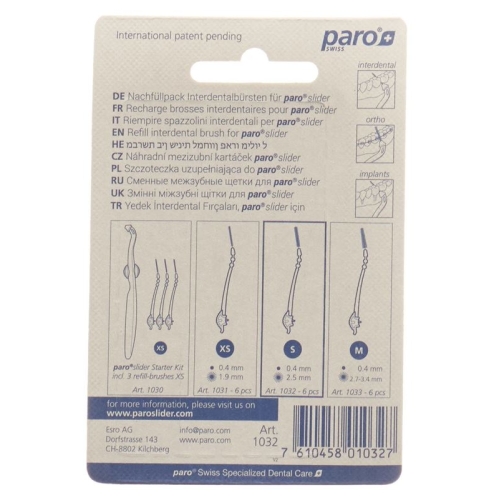 Paro Slider Refill-Brushes S 6 Stück buy online