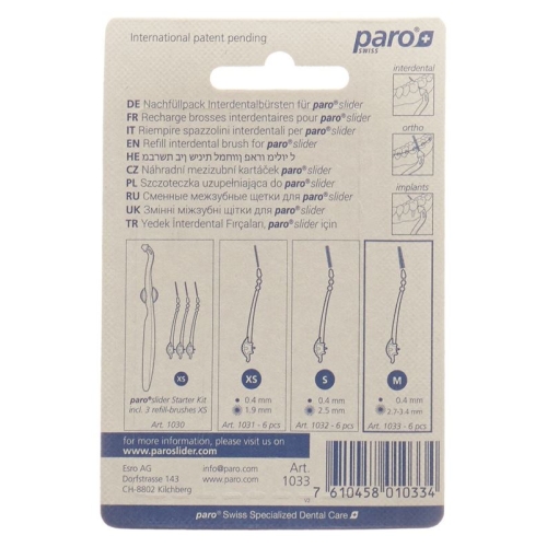 Paro Slider Refill-Brushes M 6 Stück buy online