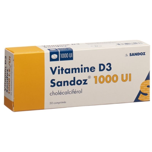 Vitamin D3 Sandoz Tabletten 1000 Ie 50 Stück buy online