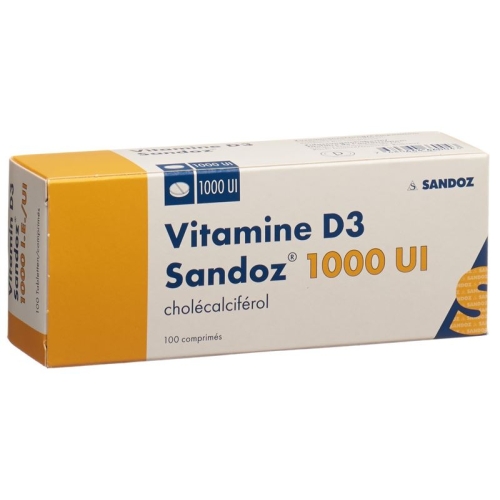 Vitamin D3 Sandoz Tabletten 1000 Ie 100 Stück buy online