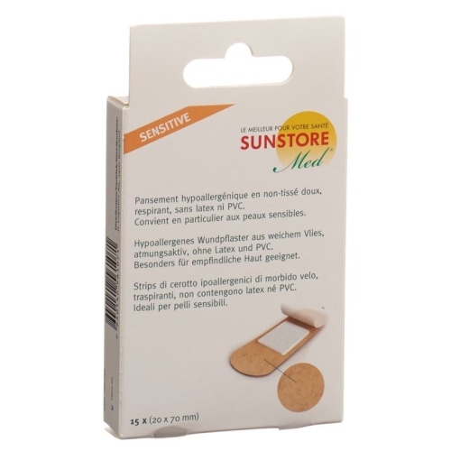 Sunstore Med Pflaster Sensible Haut 15 Stück buy online