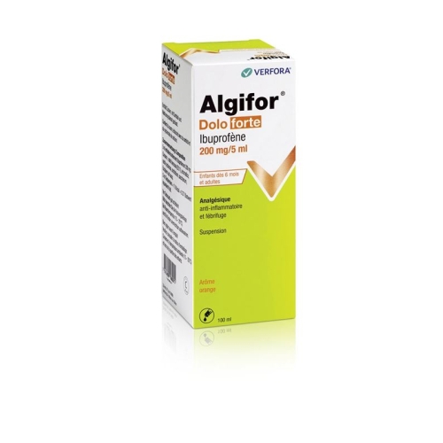 Algifor Dolo Forte Suspension 200mg/5ml Flasche 100ml buy online