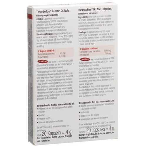 Thromboflow Dr. Wolz Capseln 20 Stück buy online