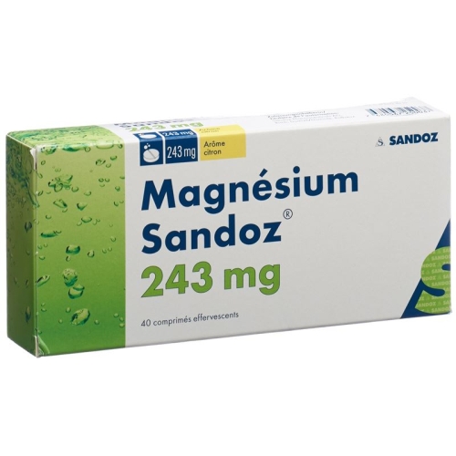 Magnesium Sandoz Brausetabletten 40 Stück buy online