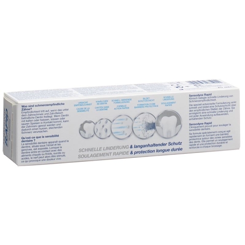 Sensodyne Rapid Whitening Toothpaste Tube 75ml buy online