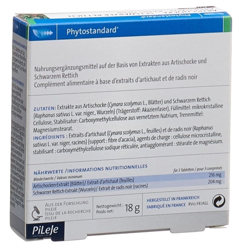 Phytostandard Artischocke-Schw Rettic Tabletten 30 Stück buy online