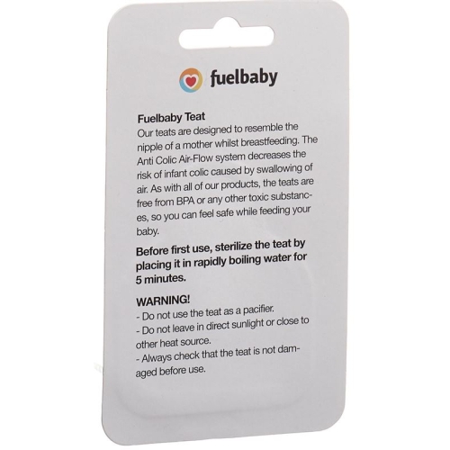 Fuelbaby Teats 3+ Months buy online