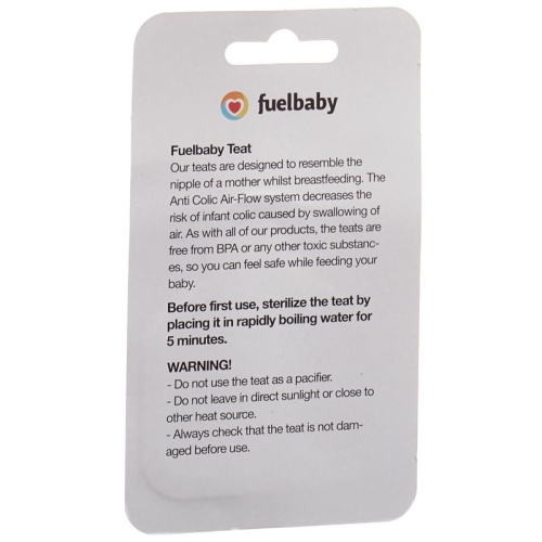 Fuelbaby Teats 6+ Months buy online