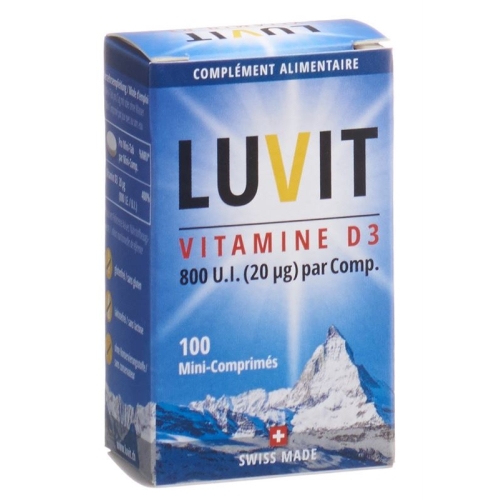 Luvit Vitamin D3 Mini-Tabs Dose 100 Stück buy online