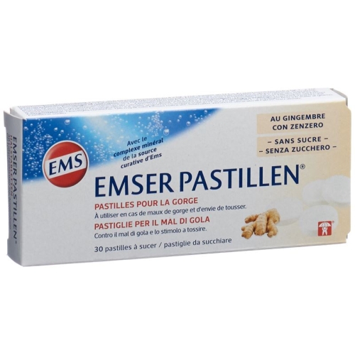 Emser Pastillen Zuckerfrei mit Ingwer 30 Stück buy online