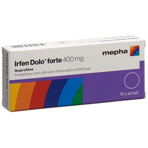 Irfen Dolo Forte Lactab 400mg 10 Stück buy online