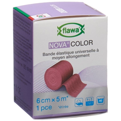 Flawa Novacolor Idealbandage 6cmx5m red buy online