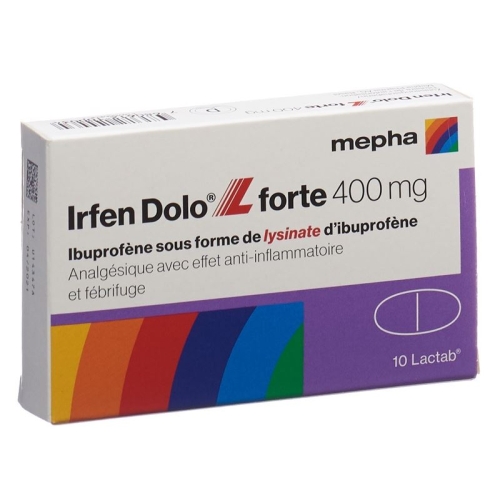 Irfen Dolo L Forte Lactab 400mg 10 Stück buy online