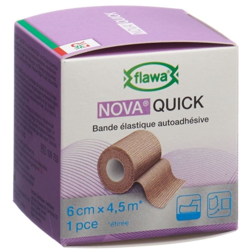 Flawa Nova Quick cohesive rice binding 6cmx4.5m tan buy online