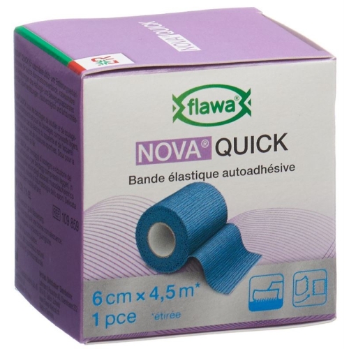 Flawa Nova Quick cohesive rice binding 6cmx4.5m blue buy online