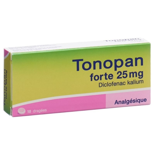 Tonopan Forte Dragees 25mg 10 Stück buy online