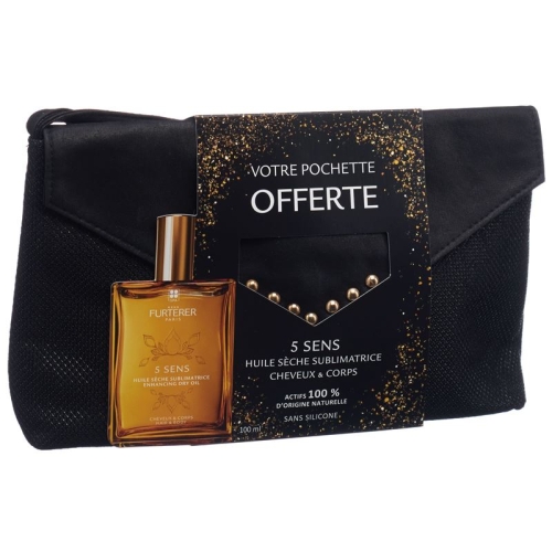 Furterer 5 Sens Set Trockenoel 100ml & Clutch buy online