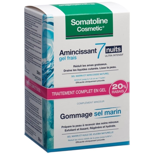 Somatoline 7naechte Gel 250ml +meersalz-peel 350g buy online