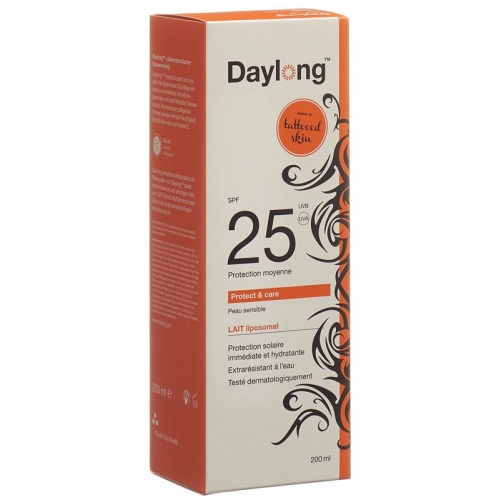 Daylong Tattoo Lotion Black Tattoo SPF 25 tube 200ml buy online