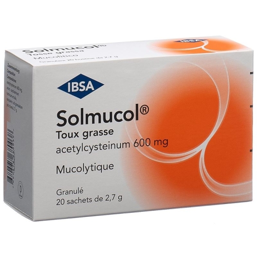 Solmucol Cold Cough Gran 600 mg Btl 20 pcs buy online