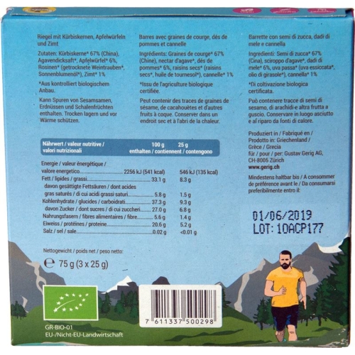 Leibundgut Apfel-zimt-riegel Bio buy online