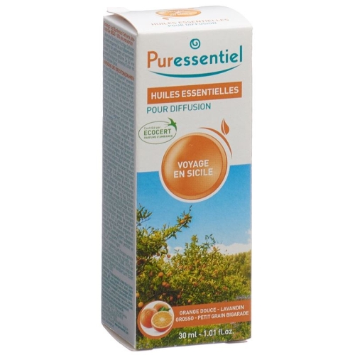 Puressentiel Journey to Sicily Essential Oil Diffuser 30ml buy online