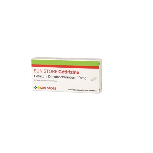 Sun Store Cetirizin Filmtabletten 10mg 10 Stück buy online