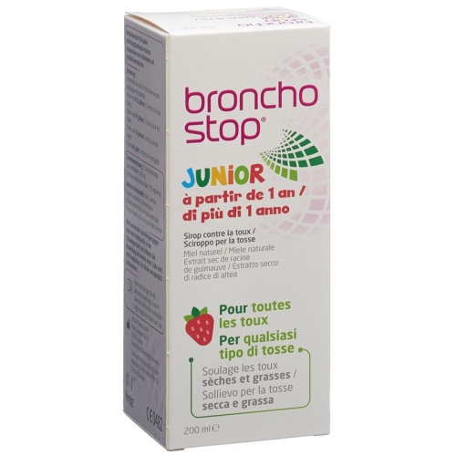 Bronchostop Junior cough syrup bottle 200ml buy online