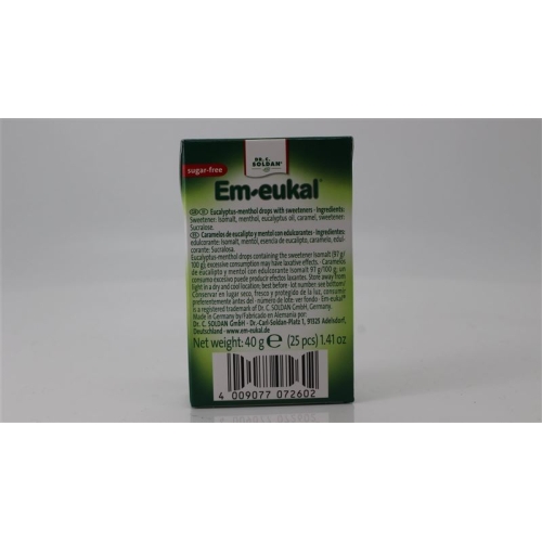 Soldan Em-Eukal Minis Eucalyp Zuckerf Pocket 40g buy online