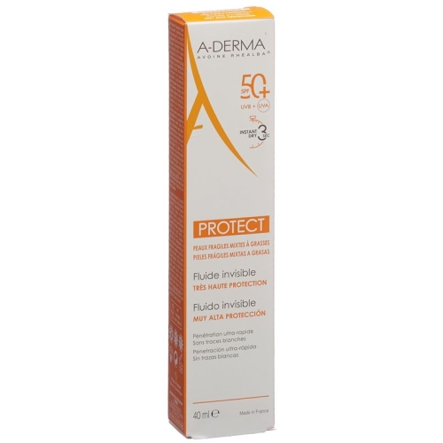 A-derma Protect Fluide Invisible SPF 50+ 40ml buy online