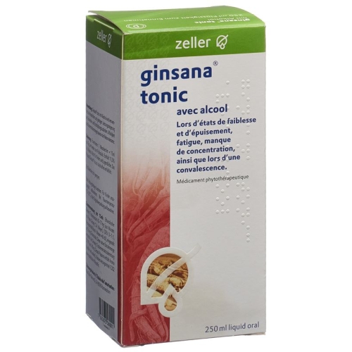 Ginsana Tonic mit Alkohol Flasche 250ml buy online