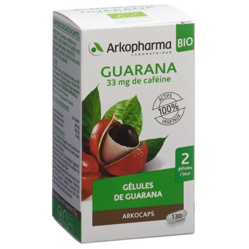 Arkocaps Guarana Kapseln Bio Dose 130 Stück buy online