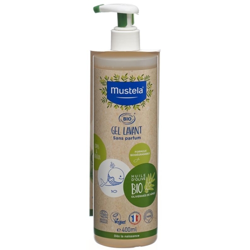 Mustela Waschgel Haare und Körper Bio 400ml buy online