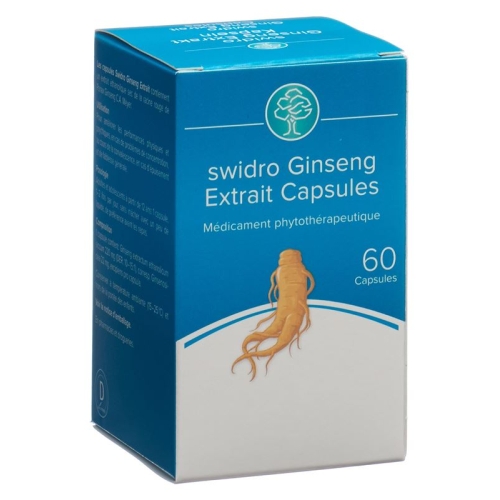 Swidro Ginseng Extrakt Kapseln 60 Stück buy online