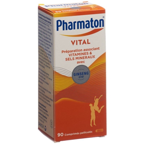 Pharmaton Vital Filmtabletten Glasflasche 90 Stück buy online