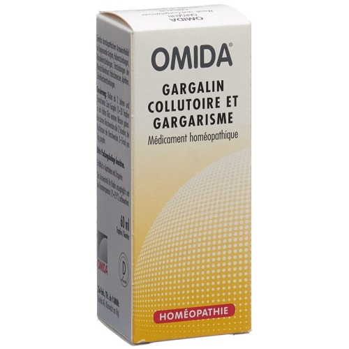 Omida Gargalin Mund- und Gurgelwasser Flasche 60ml buy online