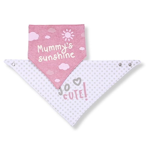 Babyono Bandana Lätzchen Doppelschicht Ass 2 Stück buy online