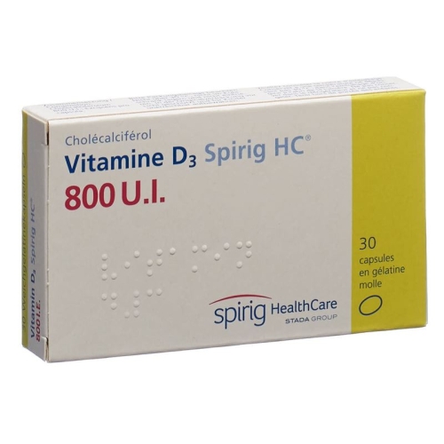 Vitamin D3 Spirig HC Kapseln 800 Ie 30 Stück buy online