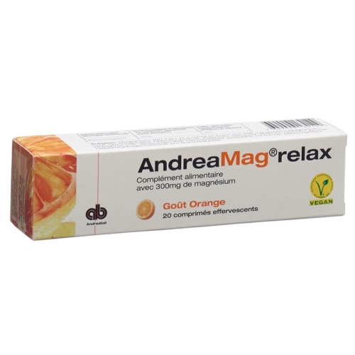 Andreamag Relax Brausetabletten Orangenaroma 20 Stück buy online