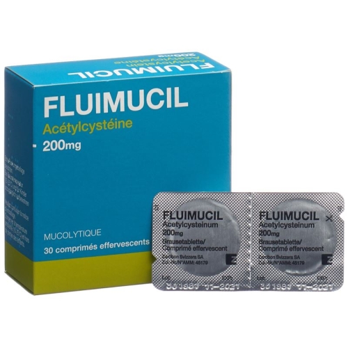 Fluimucil Brausetabletten 200mg Erwachsene Citron 30 Stück buy online