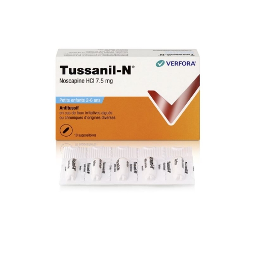 Tussanil N 7.5mg Kleinkinder 10 Zäpfchen buy online